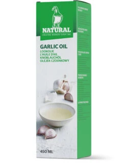 Natural Knoblauchöl 450ml -Futternest Geschäft 201070 natural garlic oil 450ml box he02