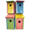 Nistkasten - Bunt -Futternest Geschäft 70550 4 stck nistkasten bunt fr meisen 16 x 13 x 23 cm loch 32 mm skaliert