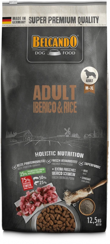 Belcando Adult Iberico & Rice 12,5kg 3 Belcando Adult Iberico & Rice 12,5kg