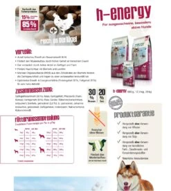 Bewi Dog H-Energy 25kg -Futternest Geschäft hi energyzusammenfassung