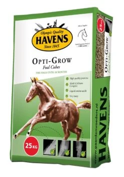 Havens Opti-Grow - Fohlen Aufzucht 25kg 7 Havens Opti-Grow - Fohlen Aufzucht 25kg -Futternest Geschäft opti grow nieuw